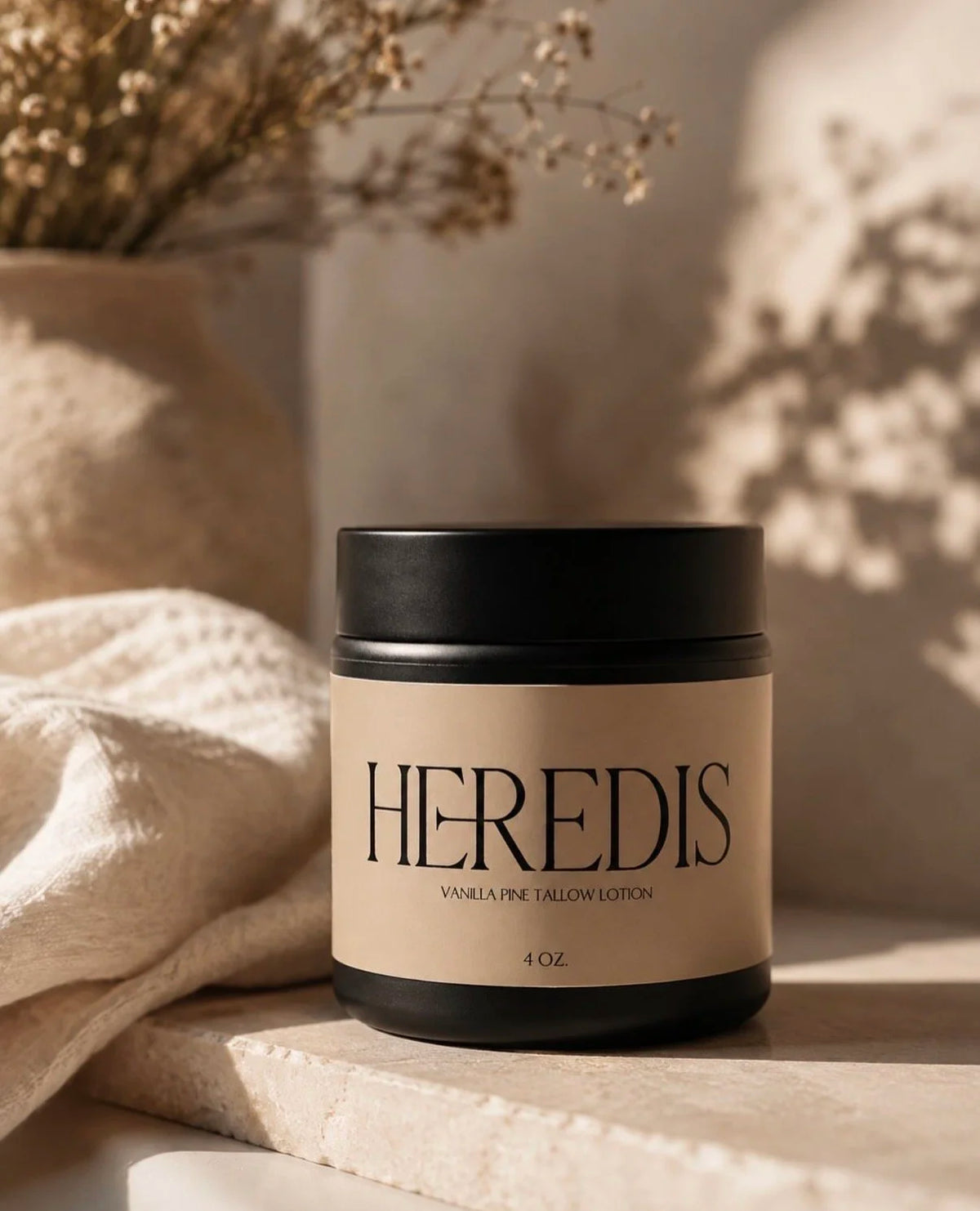 Heredis Vanilla Pine Tallow Lotion 4 oz